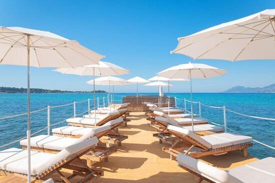 Luxueux 3 Pieces 80M2 - 2Ch - 2 Sdb - 1Mn Beach Croisette Cannes Exteriör bild