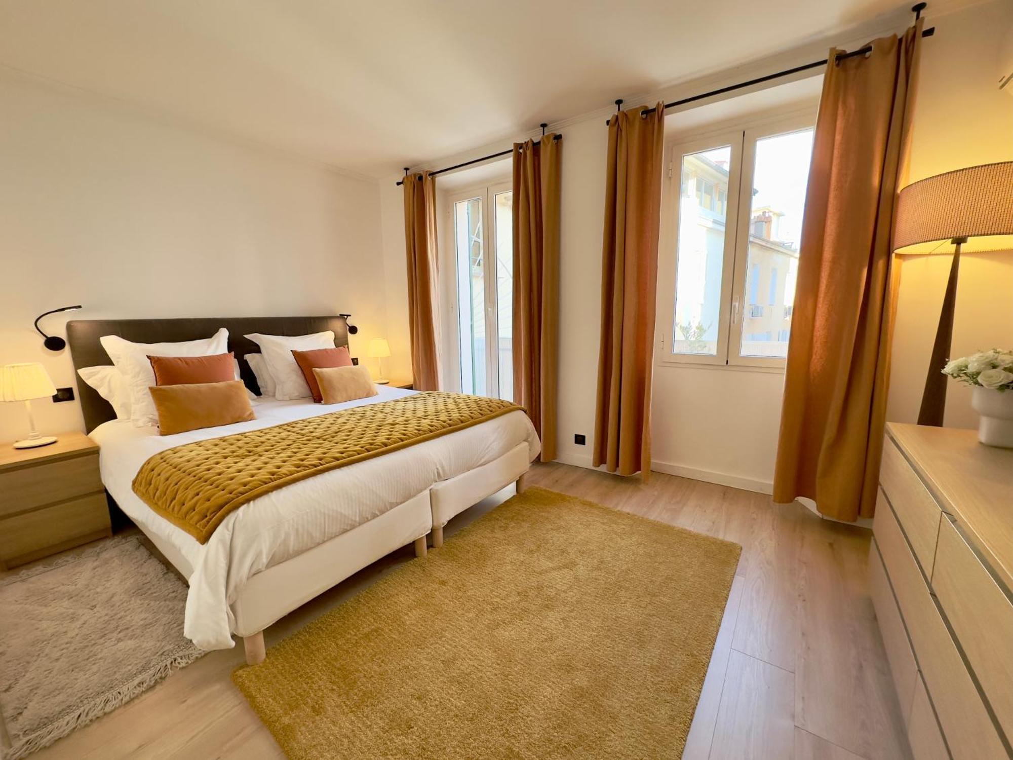 Luxueux 3 Pieces 80M2 - 2Ch - 2 Sdb - 1Mn Beach Croisette Cannes Exteriör bild