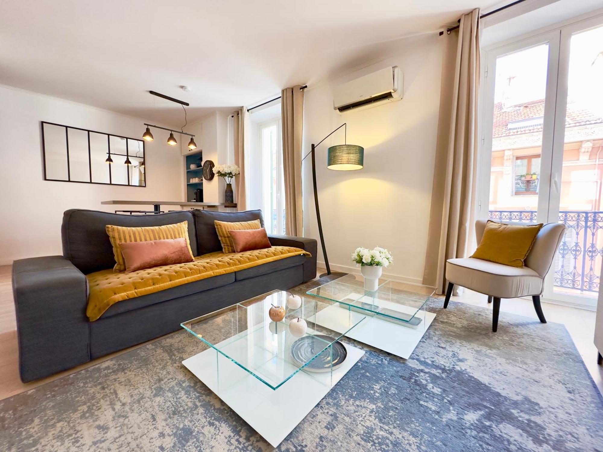 Luxueux 3 Pieces 80M2 - 2Ch - 2 Sdb - 1Mn Beach Croisette Cannes Exteriör bild