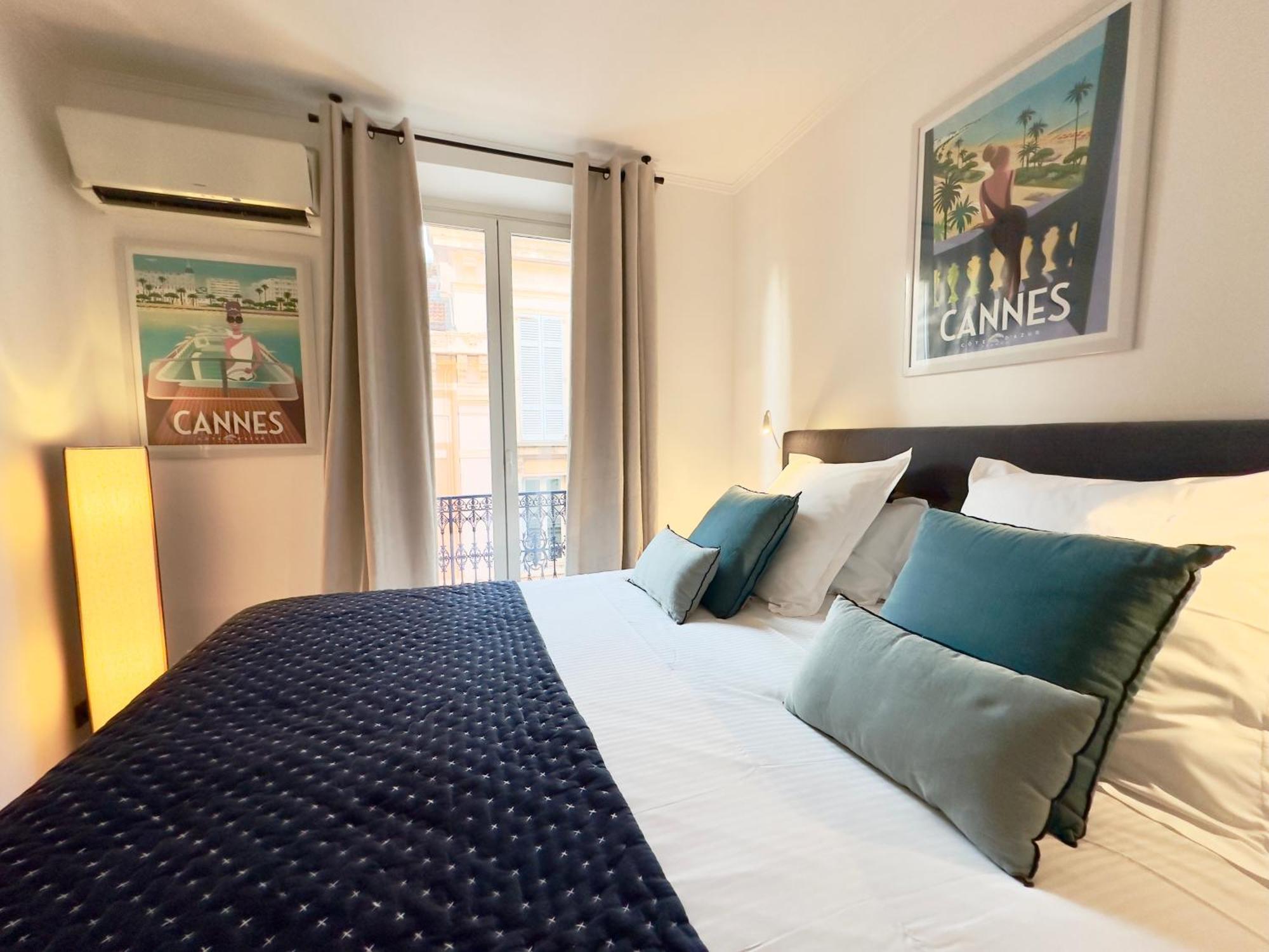 Luxueux 3 Pieces 80M2 - 2Ch - 2 Sdb - 1Mn Beach Croisette Cannes Exteriör bild